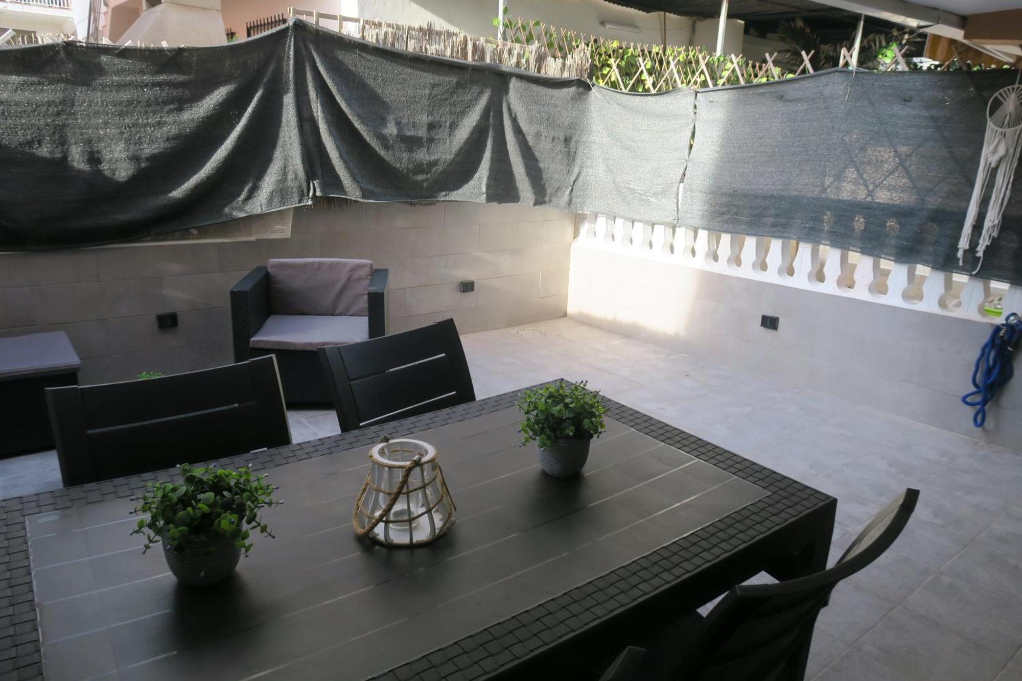 A 50 Metros Del Mar Apartment Oliva Bagian luar foto